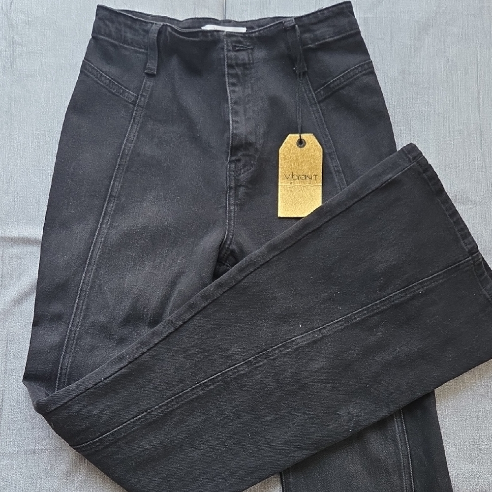 Vibrant Slate Black Jeans